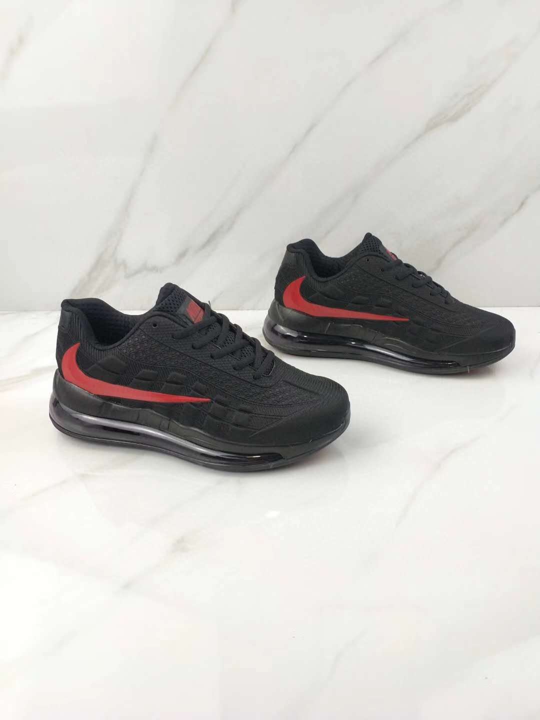 Nike Air Max 95+720 Black Red Shoes - Click Image to Close